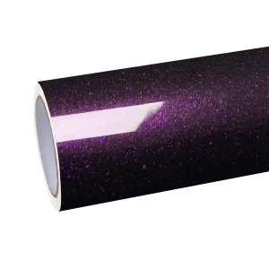 Gloss Metallic Gentian Purple Car Vinyl Wrap PET
