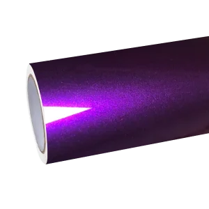Gloss Metallic Grape Purple Car Vinyl Wrap PET
