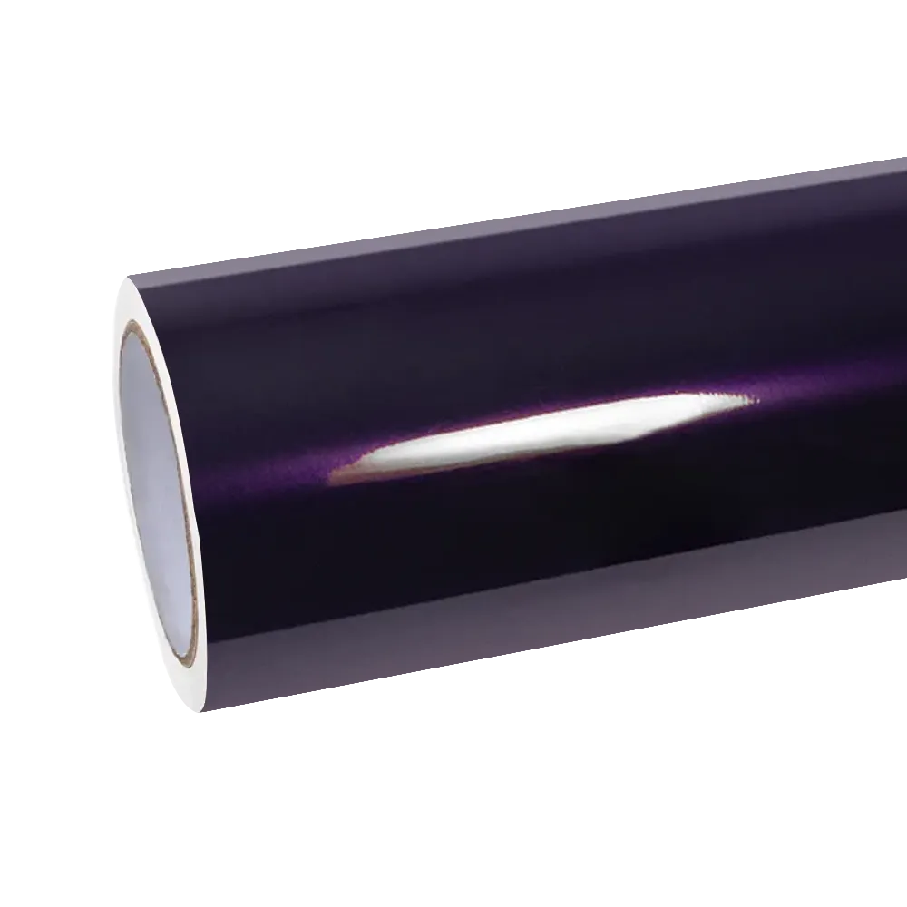 Gloss Metallic Midnight Purple Car Vinyl Wrap BMW