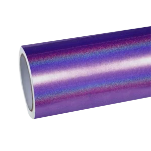 Gloss Metallic Rainbow Laser Dark Purple Car Vinyl Wrap